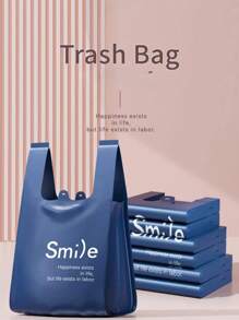 50pcs/Pack Large Size Pink Trash Bags, Heavy Duty Plastic Bags For Home, Kitchen, Living Room, Bedroom, Bathroom, Office, Dorm Use