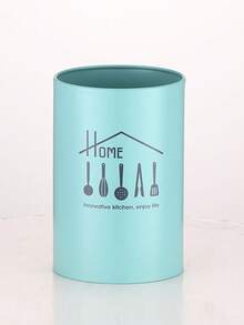 1pc Stainless Steel Chopstick Holder, Kitchen Hotel Restaurant Creative Tableware Storage & Draining Chopstick Canister - Multicolor - View 13