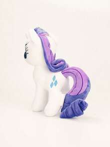 Hasbro Juguete de peluche, 30 cm, regalo sorpresa de cumpleaños, regalo para fans, muñeco de animal suave, Rarity - Blanco - Ver 4