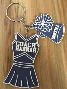 Customized Cheerleader Accessories, Keychain, Card Case, Cheerleading Team Spirit Gift For Daughter, Back-To-School Cheerleader Competition Gift