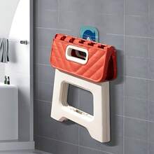 Escabeau Pliant ABS - 300 Lb Anti-Slip Footrest, Portable Height Of 8.7 Inches - Compact Household Ladder For Bedroom, Bathroom, Kitchen, And Living Room - 灰色的. - 查看 7