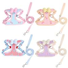 Correa de arnés de estilo chaleco para perros pequeños, Teddy, Poodle, Cachorro, Arnés de pecho para mascotas