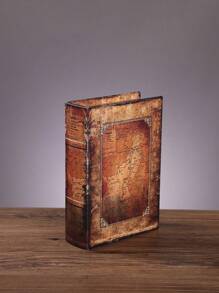 1/3pcs Vintage Faux Books, Decorative Tabletop Accents For Study, Living Room, Bedroom, Multifunctional With Storage, Stationery & Jewelry Box