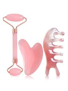 Bộ 1/2/3/5/8 con lăn massage làm mát mặt, dụng cụ massage mặt, con lăn silicon hình viên đá, lược massage, túi đựng PVC trong suốt, băng đô, con lăn massage và bảng Gua Sha dùng cho mặt, mắt, làm đẹp, chăm sóc da, spa, tự chăm sóc, dụng cụ chăm sóc da, chăm sóc da mặt, dụng cụ làm đẹp, massage, dụng cụ massage mặt, con lăn massage mặt - Nhiều màu - Xem 16