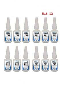 Kit 12 Tek Bond 793 Ultra Strong Multipurpose Instant Glue 20g - 彩色 - 查看 1