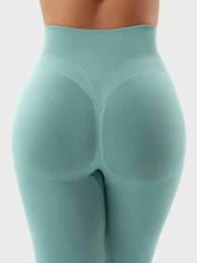 VOYJOY Women Impact Leggings Seamless Scrunch Butt Lifting Workout Leggings High Waisted Gym Yoga Pants Yoga Pants For Women  Winter Clothes For Women Black Pants - Pistachio - View 6