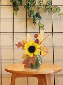 1 件 7.8 英寸（高）仿真南瓜秋季家居客厅卧室感恩节丰收节万圣节派对桌面装饰家居装饰万圣节装饰秋季装饰房间装饰秋季装饰