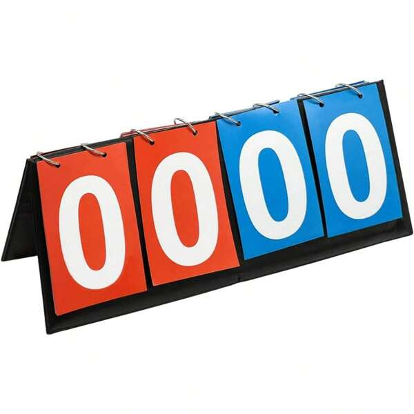 Table Top Scoreboard: A 4-Digit Flipper Scoreboard For Keeping Score In , Tennis, Badminton, And Other Sports.