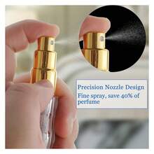 6 Pcs Leakproof Perfume Travel Refillable 5ML Pocket Perfume Atomizer Bottle Empty, PortableTravel Sprayer Fragrance Atomizer For Women Men Outgoing