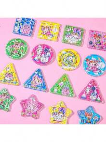 1/3/6/10/16/21/40pcs Mini Random Color Maze Puzzle, Beginner Portable Cartoon Maze Ball Set, Stress Relief Toy, Perfect Gift, Birthday Gift, Christmas Toy, Gift Box Filler, Stocking Stuffer (Style Sent Randomly) - Multicolor - View 7