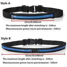 Running Waist Pack Double Pocket Waterproof Phone Belt Nylon Casual Small Fanny Bag Traveling Cycling Hiking Sport Gym Shopping - Multicolor - View 5