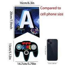 10/15/16pcs Retro Game Vortex Decor | Gamer Birthday Party Hanging Streamers | Reusable Arcade Wall Decor, Gentleman's Space And Living Room Gaming Gear, Growth Celebration