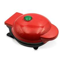 DMA Waflera Redonda Eléctrica para Waffles Fácil Limpiado Antiadherente Color Rojo - Tipo de Enchufe A USA (110-127V) - Ver 5