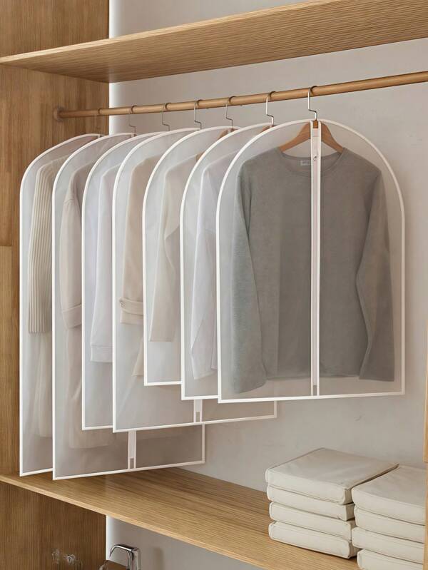 1 pièce Housse anti-poussière pour vêtements à suspendre, lavable, sac protecteur transparent pour vêtements, organisateur de rangement pour armoire