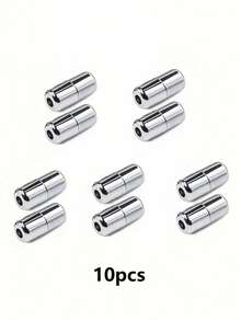 5/10pcs Metal Shoelace Locks, Alloy Shoelace Buckles That Do Not Require Tying, Reusable Shoelace Buckles, Non Binding Shoelace Buckles, Knotless Shoelace Fixing Accessories, Shoelace Decorations, Suitable For Sports Shoes And Casual Shoes,Shoe,Spring Summer Picks,Brides Maid Gifts,Room,Bedroom Deccor,Bedroom Deccor,Beach,Travel,For Men,For Women,Vacation - Multicolor - View 10