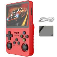 Byteuni R36S Retro Handheld Game Console With 3.5-Inch IPS Screen Retro Handheld Video Games Consoles Built-In 20k+ Classic Games Open Source Linux System Portable Style Hand Held System Pocket Video Player