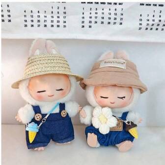 1pc Per Mini 冰淇淋包（不含娃娃）小豆豆自嘲熊美眉配饰娃娃屋微型配饰小包挂件派对礼物万圣节礼物圣诞礼物