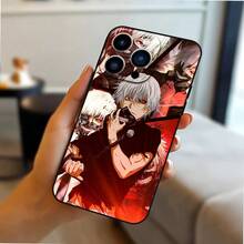 Funda para  Patrón de Funda  , a Prueba de Golpes con Protección de Lente, TPU Negro, Compatible con Funda  11/12/13/14/15/16 Pro Max, Regalo Unisex - Mezcla de colores - Ver 6