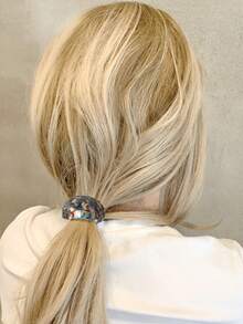 1 件/4 件女士 INS 风格椭圆形醋酸纤维发圈，夏季和冬季百搭时尚发带，适合马尾辫、发髻、优雅日常佩戴、马尾辫夹、发圈、发绳、发饰