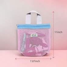 10pcs Set Pretend Play Plastic Makeup Toys With Storage Bag, Parent-Child Interactive Game, Gift Set, Random Color Accessories