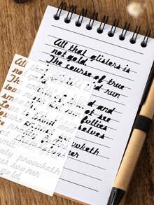 8 件白色 PET 绘图模板套装 - 用于素描、绘画和着色的高端艺术用品 - 非常适合 DIY 剪贴簿、日记、书法和水彩画项目 - 包括丙烯酸颜料配件、着色书工具和装饰文具套件 - 成人和青少年艺术文具