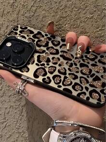 Leopard Print Phone Case The Product Is A 2D Image Suitable For Compatible With Iphone17,16, 15, 14, 13, 12, 11, PRO MAX, X, XS, PLUS,As Well As, Galaxy S22/23/24 Ultra/FE+ - 彩色 - 查看 2