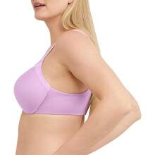 Maidenform Women's Comfort Devotion Underwire Bra, Full Coverage Convertible T-Shirt Bra - 薰衣草閃耀 - 查看 2