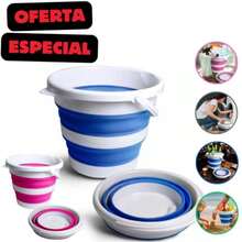 3L Magic Folding Flexible Retractable Bucket - Verde - Ver 1