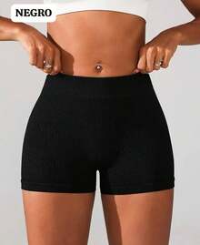 Bragas Tipo Short Para Dama ,Levantadoras de Glúteos - Negro - Ver 1