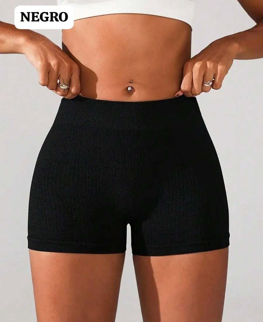 Bragas Tipo Short Para Dama ,Levantadoras de Glúteos - Negro - Ver 1