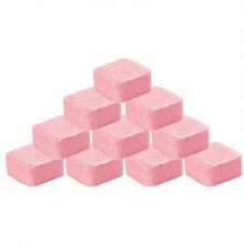 5/10/50 piezas Tabletas efervescentes de limpiador de inodoro potente para desodorizar y eliminar el amarillamiento de la orina, agente disolvente alcalino utilizado para inodoros, lavadoras, tazas, etc.