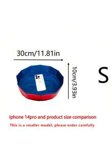 1pc PVC Composite Foldable Foot Bath Basin, Portable Foldable Swimming Pool Water Inlet Foot Bath Basin, Essential Accessory For Swimming Pool Cleaning