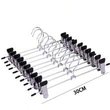 10 peças de cabideiro de metal multifuncional para calças adultas, adequado para quartos, varandas, banheiros, presentes perfeitos para a família