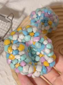 Xylitol Handmade Squeeze Ball, Suitable For Children And Adults, Slow Rebound Sensory Toy, Helps Regulate Emotions And Improve Attention, Hand Grip Stress Ball, Pull And Stretch Toy, Suitable For Children, Teenagers And Adults, Classroom Rewards, Sensory Hand Exercise Toy - Multicolor - View 2