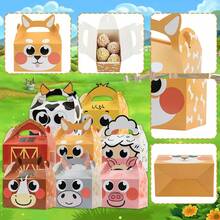 24 件农场动物设计手提包， - 彩色 - 查看 13