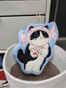 1 件可爱猫形多巴胺手巾超强吸水柔软触感，节省空间垂直设计适用于浴室和厨房装饰鲜艳的色彩适用于浴室厨房装饰洗碗布厨房毛巾 - 彩色 - 查看 6