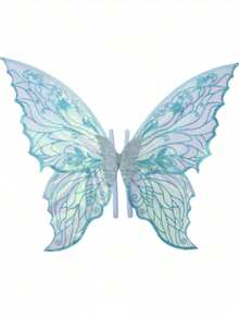 1pc Gold Foil Butterfly Fairy Wings COS Dress Up Holiday Party Costume Ball Performance Props - Multicolor - View 13