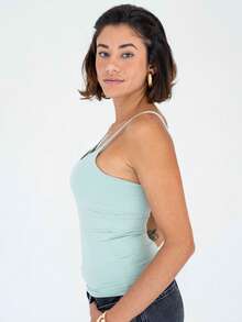 Women Tank Tops & Camis - 綠色 - 查看 3
