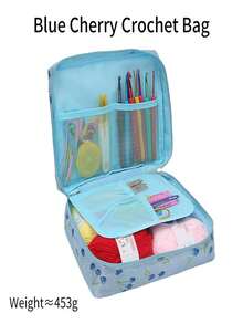 54pcs Multi-Color Crochet Set For Beginners, DIY Knitting Tools, Starter Knitting Tool Storage Kit, Suitable For Handmade Pet Sweater, Small Bag, Pendant Accessories, Random Color - Multicolor - View 5