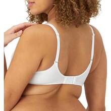 Maidenform Women's Comfort Devotion Underwire Bra, Full Coverage Convertible T-Shirt Bra - 白色 - 查看 3