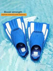 1 pieza Aletas de entrenamiento profesional para natación, calcetines de buceo unisex adecuados para natación al aire libre, accesorios de playa, flotadores de piscina