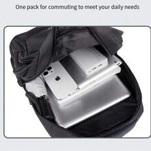 Large Capacity Backpack For Men Women Backpack For School 14 Inch Mac Book  Large College Book Bag Business Work Travel Bookbag Backpack,Travel Backpack Extra Large Laptop Backpack School Business Anti Theft College Work Computer Bag Fits 14 Inch Laptop Bookbag For Women Men(Black) - 藍色 - 查看 2