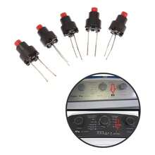 Placa de botón de interruptor para lavadora Whirlpool resistente al agua y al polvo de 5 piezas - Rojo - Ver 9