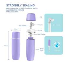 Garrafa Portátil de Bidê de Viagem para Cuidados Pós-Parto e Períneo, Projetada para Higiene Pessoal e Limpeza de Viagem, Design à Prova de Vazamentos para Conveniência, Tanque de Água Destacável Patenteado, Acessórios de Banheiro, Ferramentas de Banheiro - 350ml - Visão 5