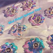 1/6/12/18/24/30/50 Pack Mini Christmas Snowflakes Toys,Christmas Snowflakes Fidget Spinners Bulk-Mini Toys For Kids Teens Adults Birthday Party Favors,Stress Relief Sensory Toys,Birthday Party Favors Gifts For Kids Teens Adults,Christmas Stocking Goodie Bag Stuffers,Treasure Box Toys For Classroom Prizes Supplies