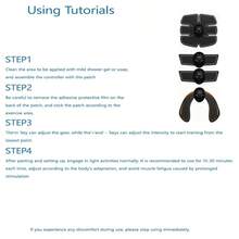 Battery Powered - Buttocks Muscle Stimulator Fitness Glute Abdominal Arm Leg Training Massager With Gel Pads EMS Abs Stimulator Buttocks Trainer Electric Stimulator Muscle Arm Body Massager Unisex - Black - View 10