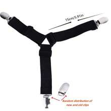 4/8pcs Sheet Holder Strap Sheet Holder Sheet Holder Buckle - Adjustable Elastic Sheet Holder For Wrinkled Sheets - White - View 10