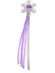 1pc/4pcs Ribbon Snowflake Fairy Wand, Princess Magic Wand Hair Accessory, Dreamy Magic Wand With Ribbon Snowflake, Halloween - Multicolor - View 17