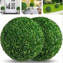 1 Stück Künstliche Mailänder Grasbälle, grüne Kunststoffgrasbälle für Outdoor-Hochzeit, Heim-Deckendekor, Innenraumbepflanzung, Einkaufszentrum, Hochzeitsdekoration an der Decke