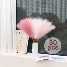 30قطعة/15قطعة/6قطع من عشب البامباس الاصطناعي، طول 21 بوصة، مزيج من اللون الوردي والأبيض والوردي الغامق، عشب البامباس المتطاير الاصطناعي، ديكور منزلي بأسلوب بوهيمي، مملأ للمزهريات والمكاتب والأعراس والحفلات